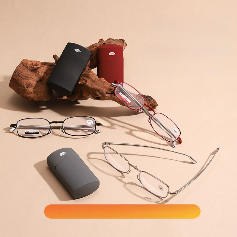 Lasīšanas brilles ar metāla rāmi, lēcas no sveķiem, pret zilās gaismas iedarbību, pilnais rāmis, unisex