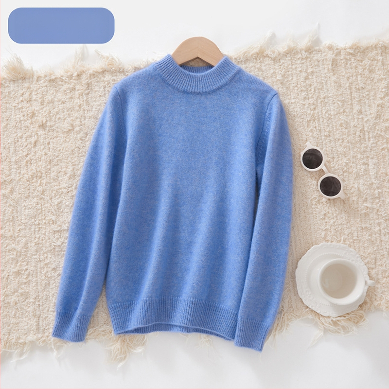 Vaikų kašmyro megztinis, tirštas, universalus, ilgos rankovės