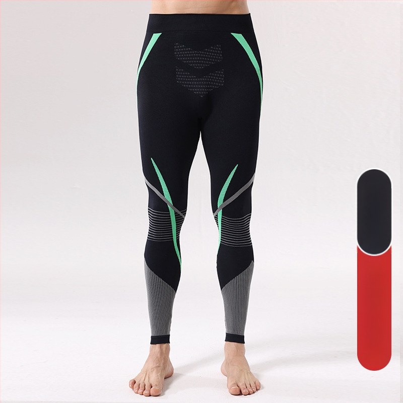 Vīriešu skiju bāzes slāņa komplekts ar ātru žāvēšanu – silts, mitrumu vadot, maisījuma šķiedras, piemērots ziemai, rudenim un pavasarim.