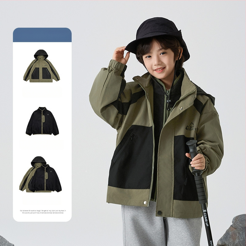 Berniška 3-in-1 kemperio striukė su nuimamą pamušalą, atspari vandeniui 3000mm, 100% poliesteris, vidutinio ilgio