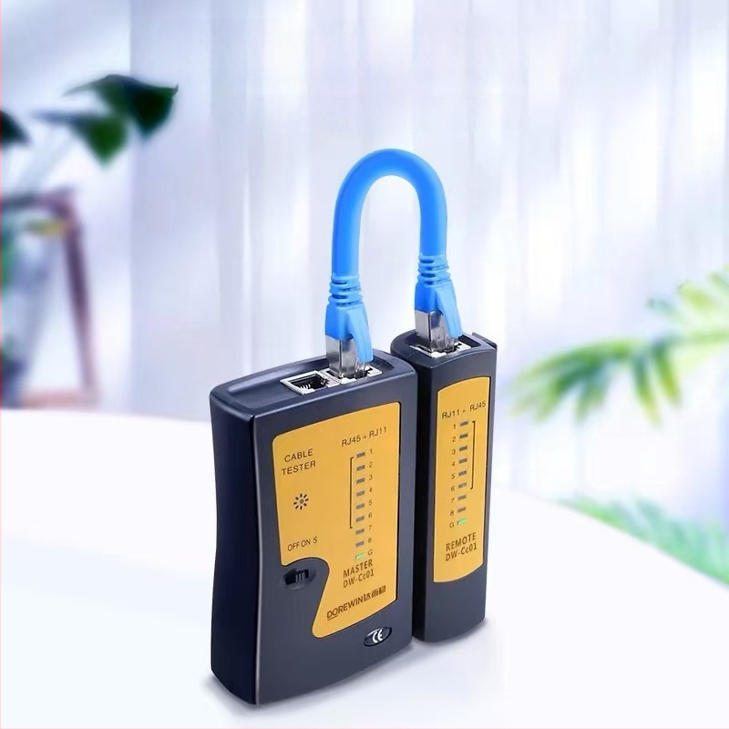 RJ45/RJ11 tester mrežnih kablova i telefonskih linija (Brend BS; Materijal: Plastika; Set: 1 kom.; Opseg primjene: testiranje mrežnih kablova i telefonskih linija; Format: Srednji)