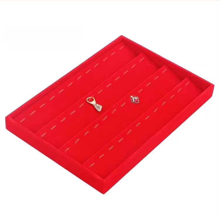 Držač za izložbu nakita od ploče visoke gustoće i baršuna; Marka: Liyan packaging; Pakiranje: vrećica za pakiranje; Svrha: pakiranje nakita