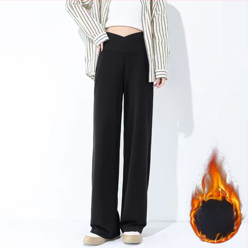 Παντελόνια εγκυμοσύνης με υψηλή μέση, μήκος έως πάτωμα, Cupro ίνες 50–70%, στήριξη κοιλιάς