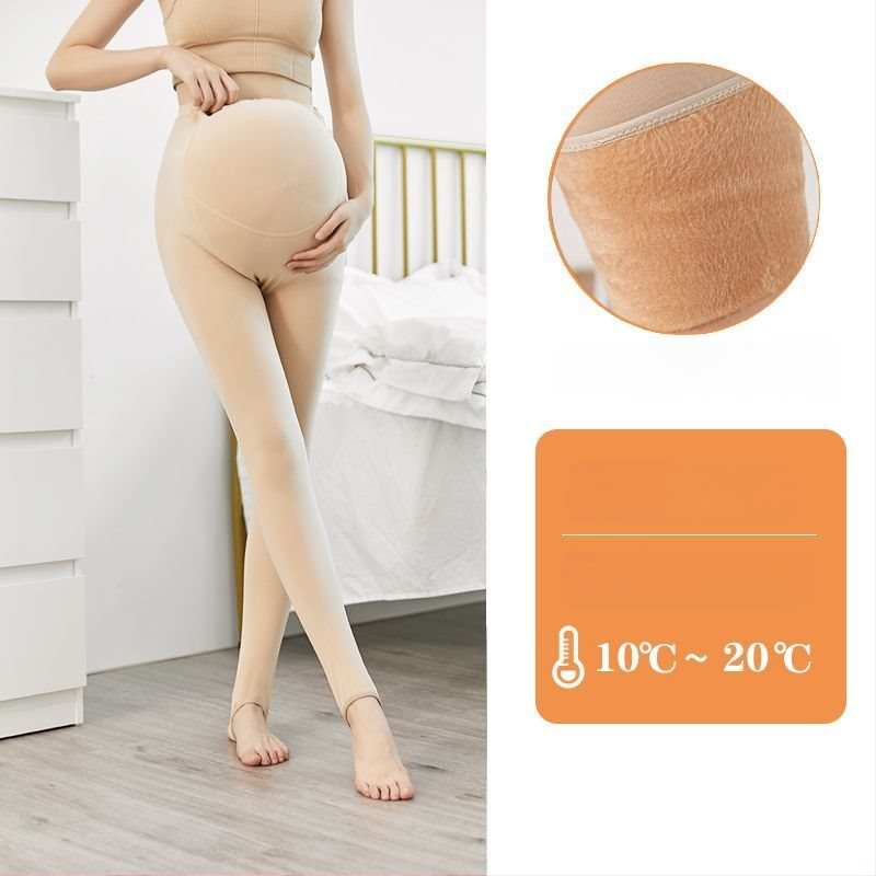 Κολάν εγκύου από chenille, χαλαρή γραμμή, άνοιξη–φθινόπωρο, χειμερινή ζεστασιά