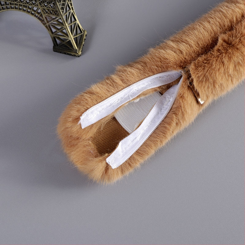 Λαβή τσάντας από συνθετική γούνα, για ώμο ή crossbody, μοντέλο 666587