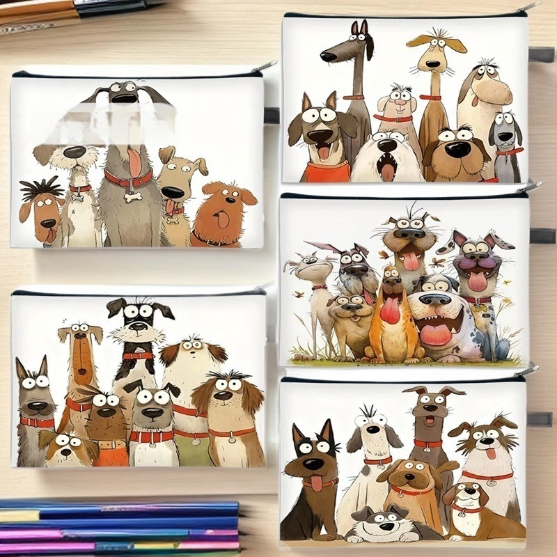 Kosmētikas somiņa - pielāgota raksts, polyester ārējā daļa un iekšmala, pilsētas vienkāršība, sievietēm