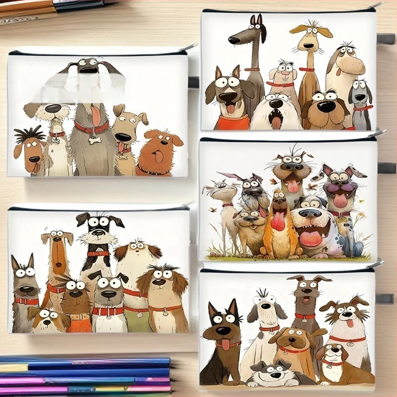 Kosmētikas somiņa - pielāgota raksts, polyester ārējā daļa un iekšmala, pilsētas vienkāršība, sievietēm