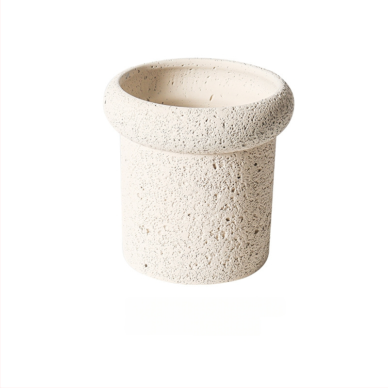 Ghiveci din ciment, stil Nordic, pentru birou sau podea, tehnologie de ciment