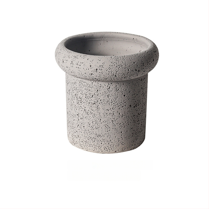 Ghiveci din ciment, stil Nordic, pentru birou sau podea, tehnologie de ciment