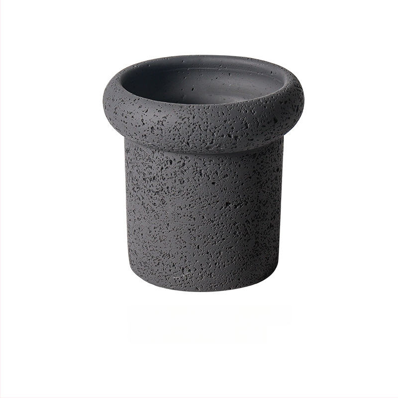 Ghiveci din ciment, stil Nordic, pentru birou sau podea, tehnologie de ciment