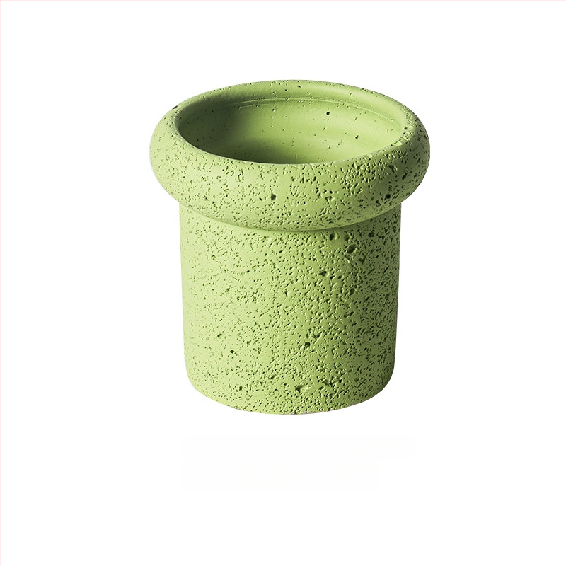 Ghiveci din ciment, stil Nordic, pentru birou sau podea, tehnologie de ciment