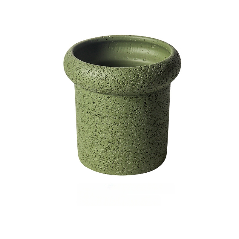 Ghiveci din ciment, stil Nordic, pentru birou sau podea, tehnologie de ciment