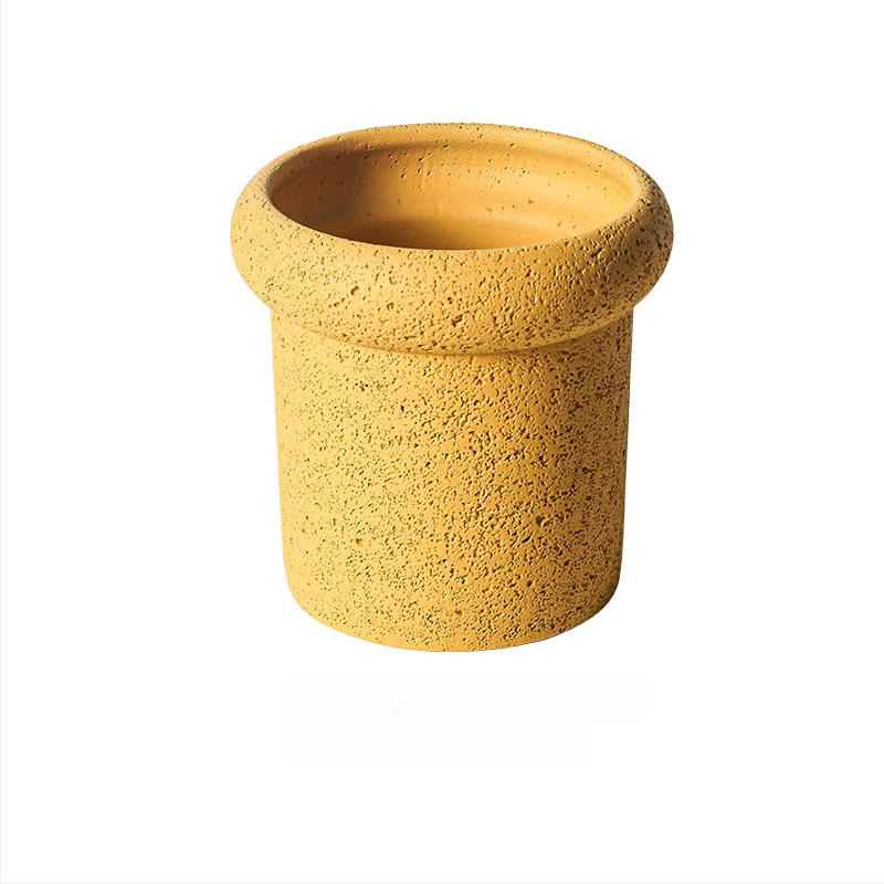 Ghiveci din ciment, stil Nordic, pentru birou sau podea, tehnologie de ciment