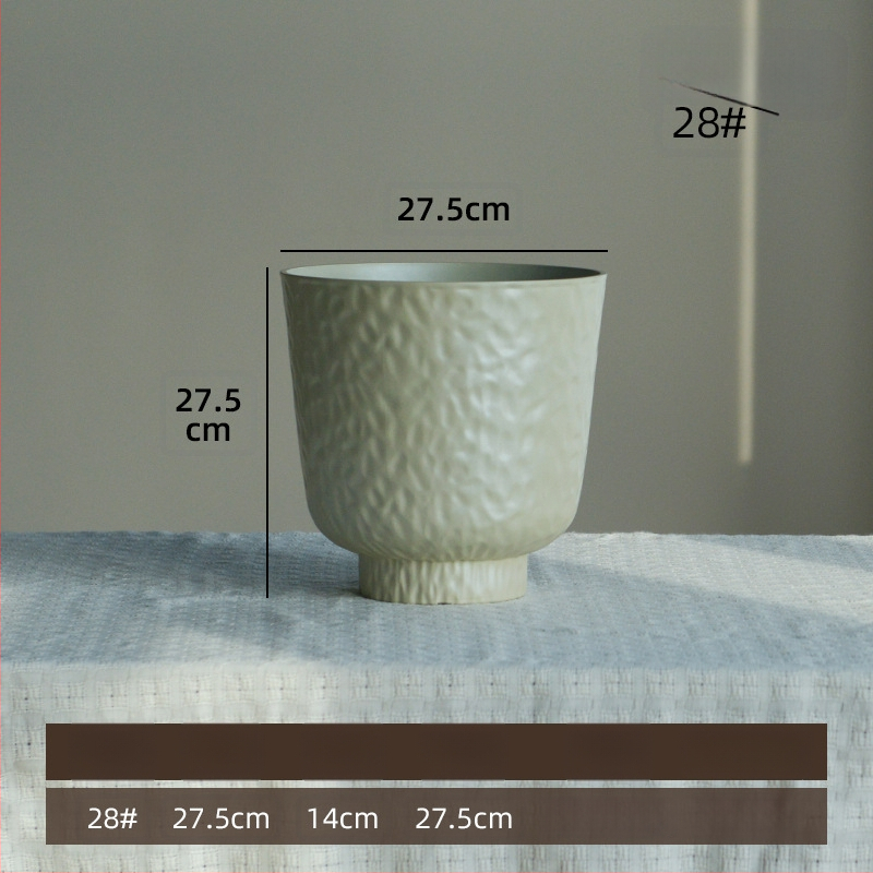 Ghiveci pentru flori – din plastic, turnat prin injecție; pentru utilizare pe birou și podea; potrivit pentru birou, hotel și decor de casă