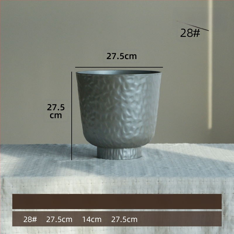 Ghiveci pentru flori – din plastic, turnat prin injecție; pentru utilizare pe birou și podea; potrivit pentru birou, hotel și decor de casă