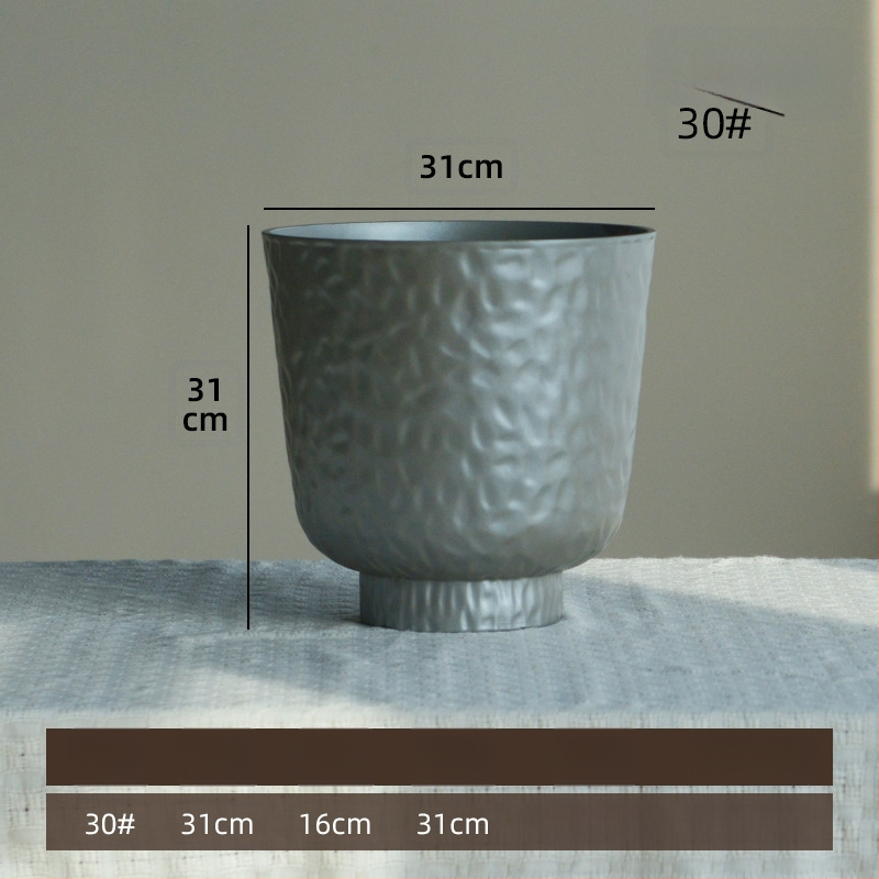 Ghiveci pentru flori – din plastic, turnat prin injecție; pentru utilizare pe birou și podea; potrivit pentru birou, hotel și decor de casă