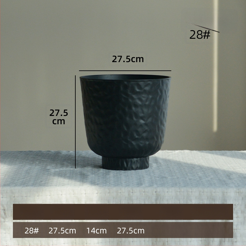 Ghiveci pentru flori – din plastic, turnat prin injecție; pentru utilizare pe birou și podea; potrivit pentru birou, hotel și decor de casă