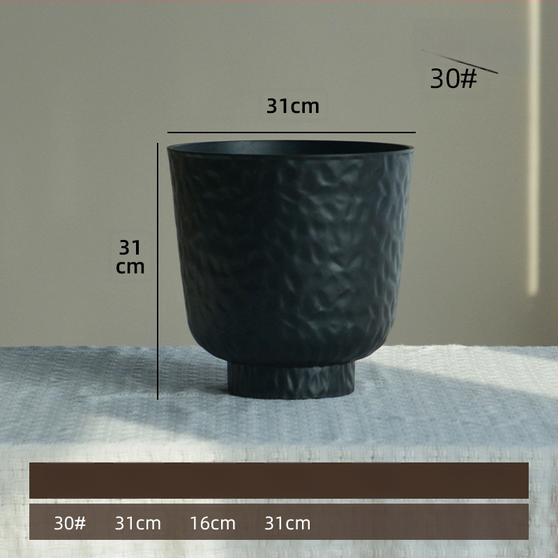 Ghiveci pentru flori – din plastic, turnat prin injecție; pentru utilizare pe birou și podea; potrivit pentru birou, hotel și decor de casă