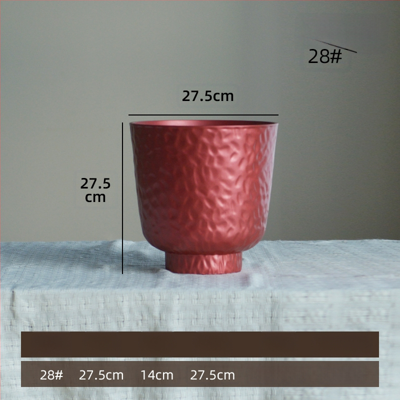 Ghiveci pentru flori – din plastic, turnat prin injecție; pentru utilizare pe birou și podea; potrivit pentru birou, hotel și decor de casă