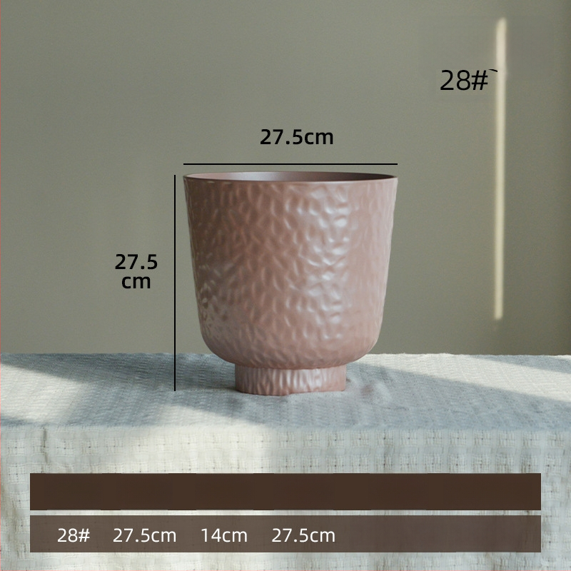 Ghiveci pentru flori – din plastic, turnat prin injecție; pentru utilizare pe birou și podea; potrivit pentru birou, hotel și decor de casă