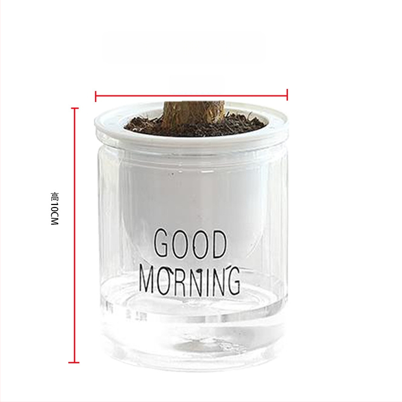 Ghiveci de flori din plastic (utilizare pe birou, stil office, rezistent la coroziune)