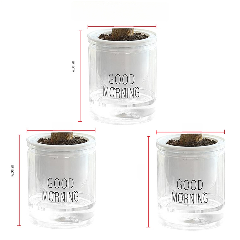 Ghiveci de flori din plastic (utilizare pe birou, stil office, rezistent la coroziune)