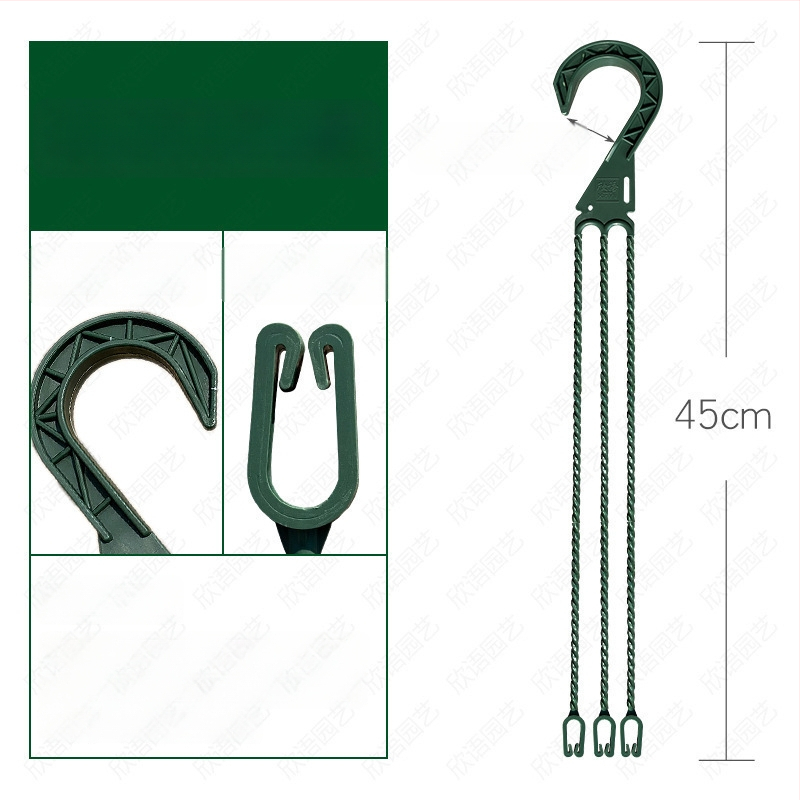 Ghiveci suspendat din material nețesut, stil simplu, alt tip