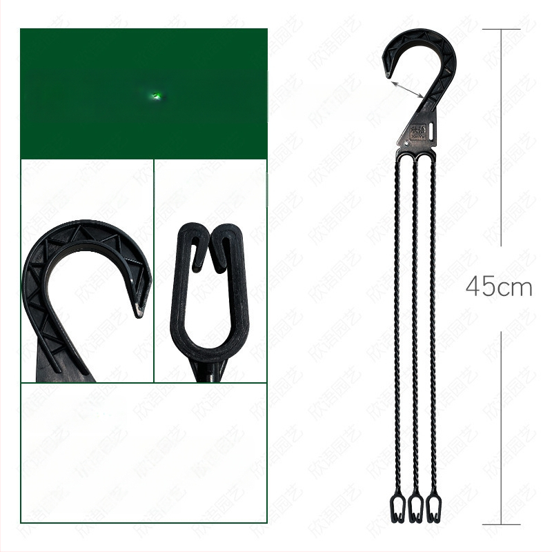 Ghiveci suspendat din material nețesut, stil simplu, alt tip