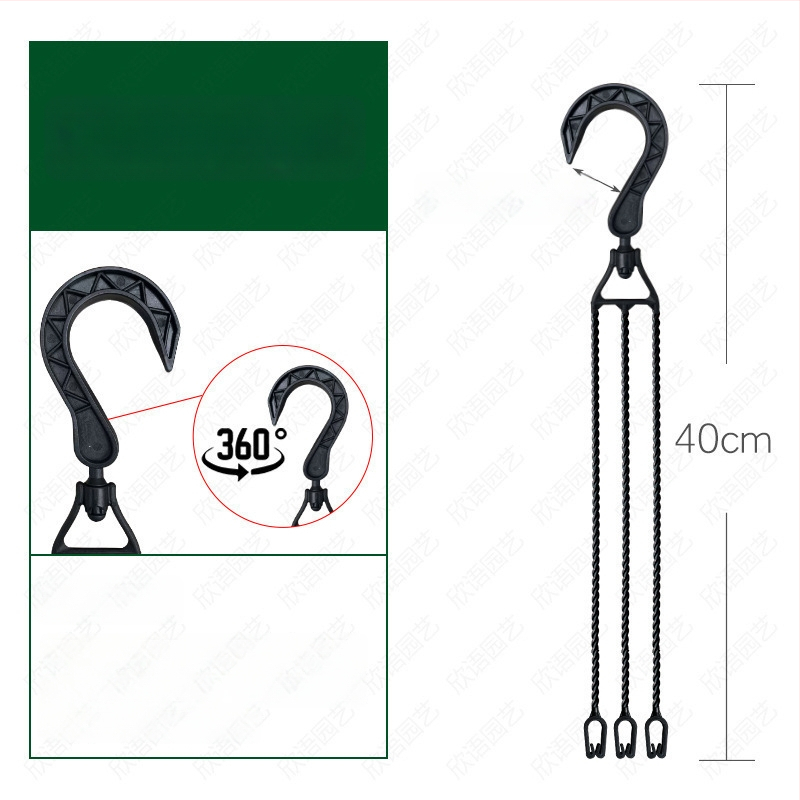 Ghiveci suspendat din material nețesut, stil simplu, alt tip