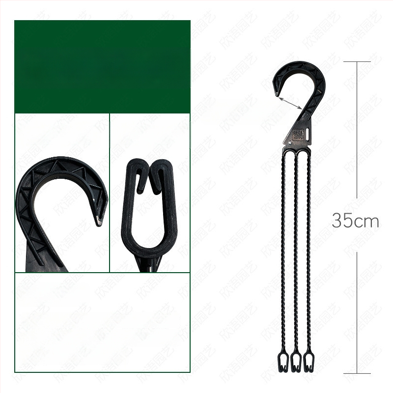 Ghiveci suspendat din material nețesut, stil simplu, alt tip