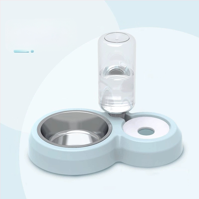 Πλαστικό αυτόματο μπολ νερού γάτας, διπλό μπολ, μάρκα GPN