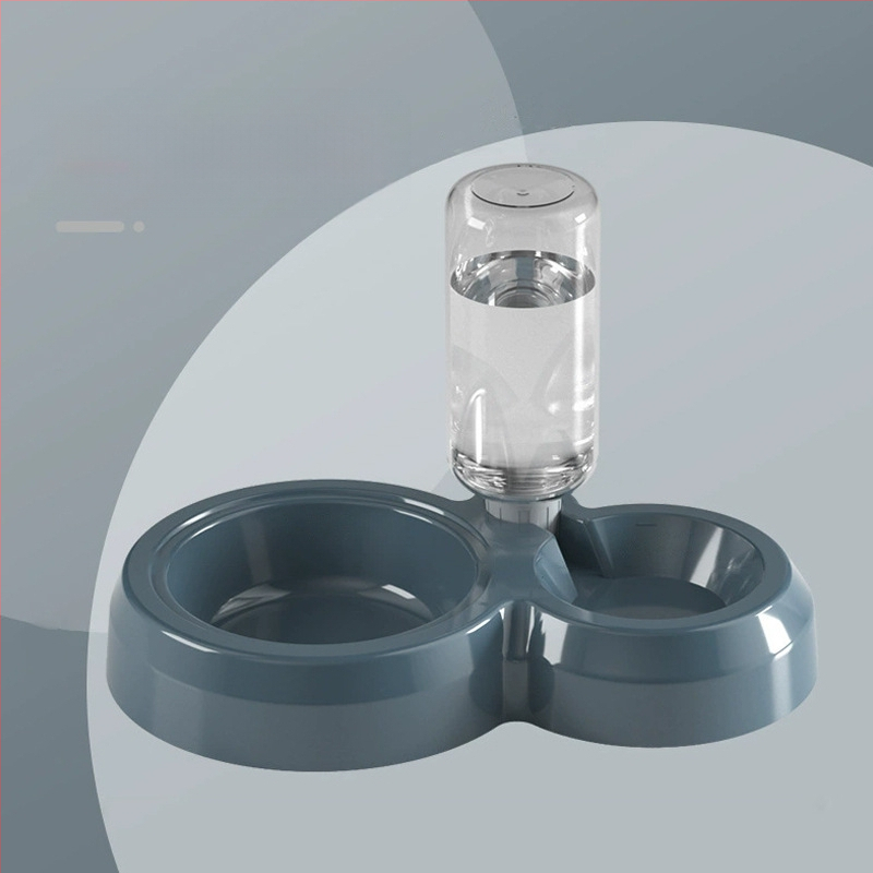 Πλαστικό αυτόματο μπολ νερού γάτας, διπλό μπολ, μάρκα GPN