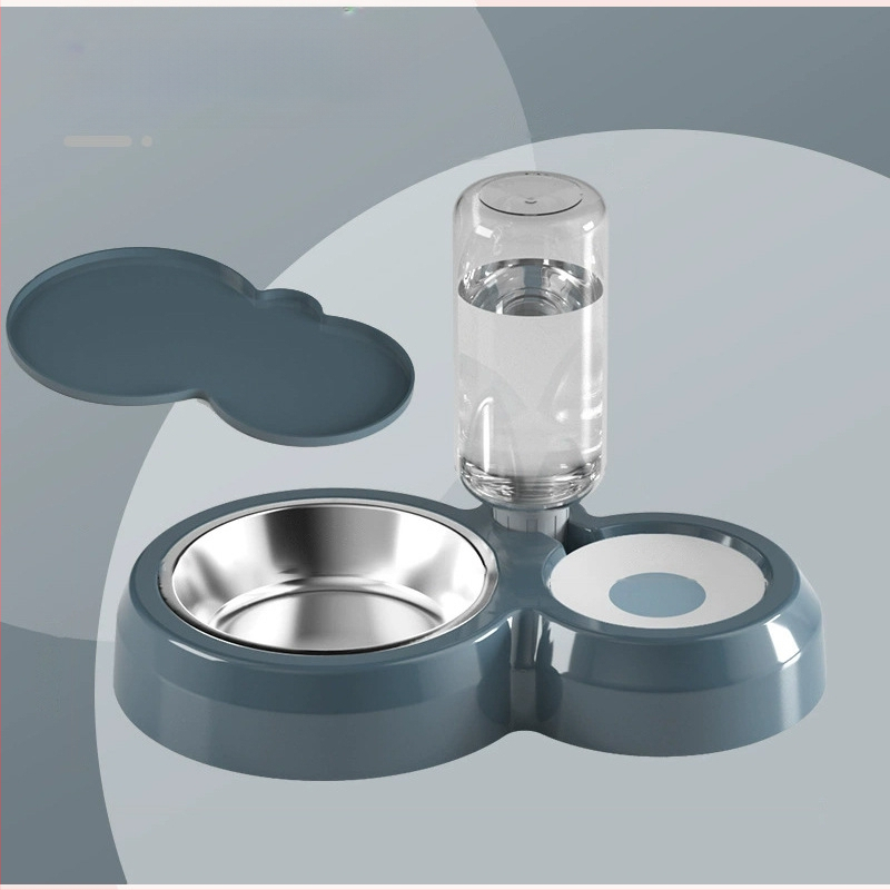 Πλαστικό αυτόματο μπολ νερού γάτας, διπλό μπολ, μάρκα GPN