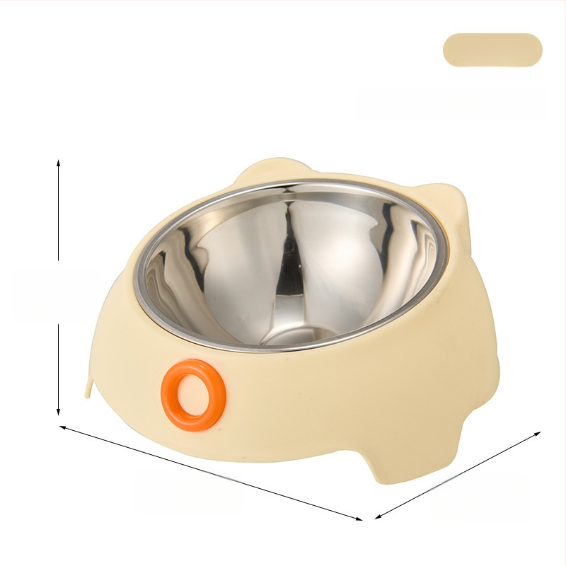 Μπολ φαγητού κατοικίδιων για γάτες, μπολ από ανοξείδωτο ατσάλι και PP, Heao Pets, κατάλληλο για γάτες, συσκευασία 96 τεμάχια