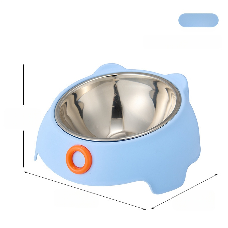 Μπολ φαγητού κατοικίδιων για γάτες, μπολ από ανοξείδωτο ατσάλι και PP, Heao Pets, κατάλληλο για γάτες, συσκευασία 96 τεμάχια