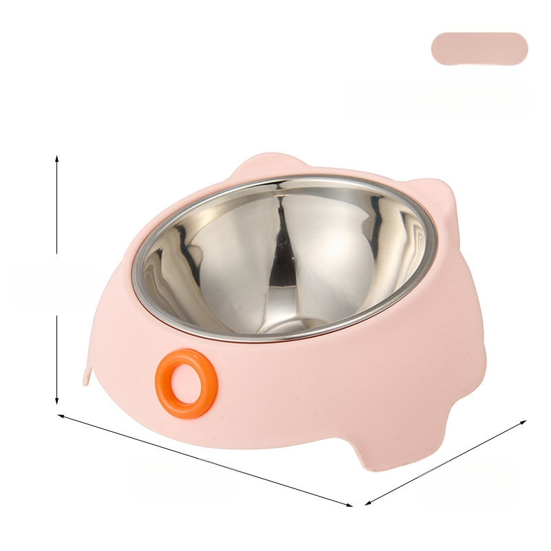 Μπολ φαγητού κατοικίδιων για γάτες, μπολ από ανοξείδωτο ατσάλι και PP, Heao Pets, κατάλληλο για γάτες, συσκευασία 96 τεμάχια