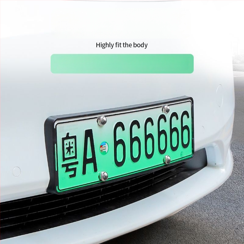 Tesla Model Y/3 reģistra numura rāmis — dekoratīvs piederums, Modelis 09, plastmasa, Tips: Cits, Saderīgs ar Tesla