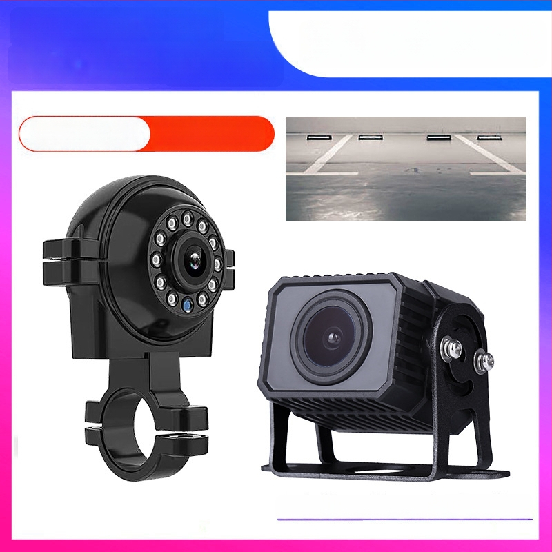 Sunkvežimio keturių kanalų AHD atbulinės vaizdo kamera, 180° platus kampas, 1080P/720P, pilnos spalvos naktinis vaizdas