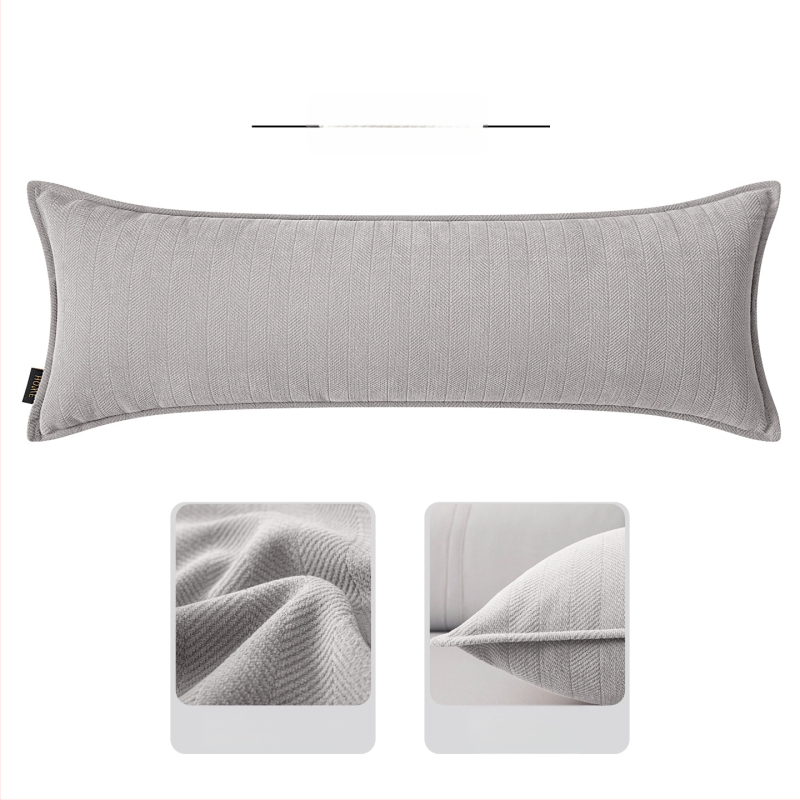 Pravokutni jastuk za lumbalnu potporu s navlakom od chenille i punjenjem PP pamukom, moderan jednostavan stil, za kauč i dnevni boravak