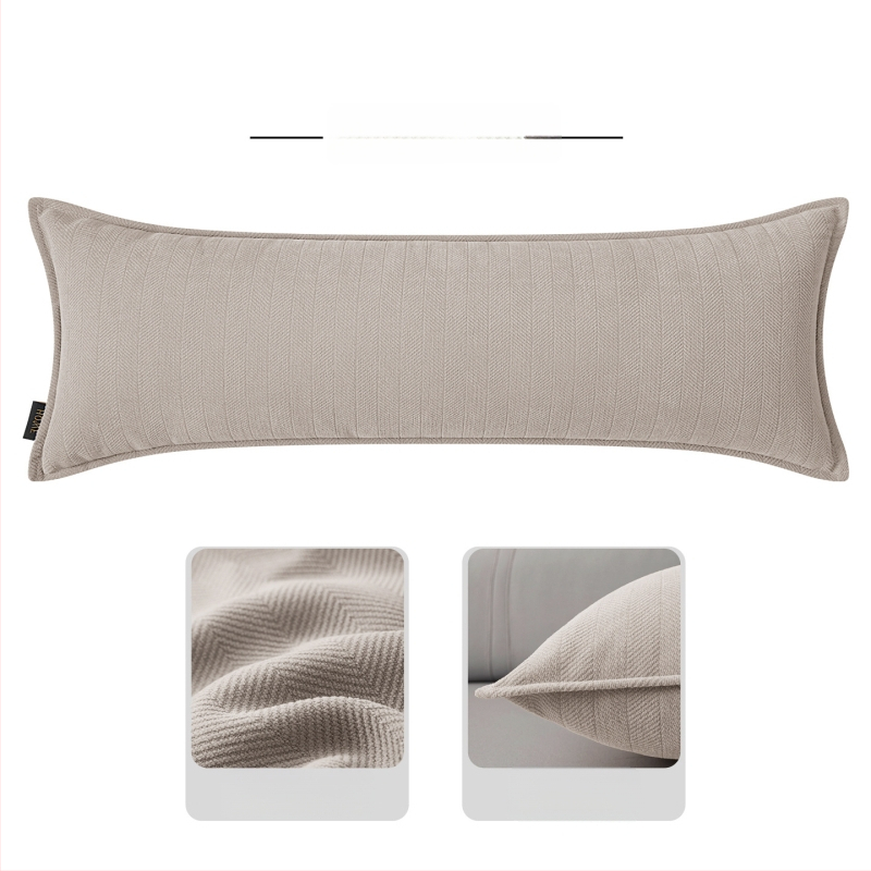 Pravokutni jastuk za lumbalnu potporu s navlakom od chenille i punjenjem PP pamukom, moderan jednostavan stil, za kauč i dnevni boravak