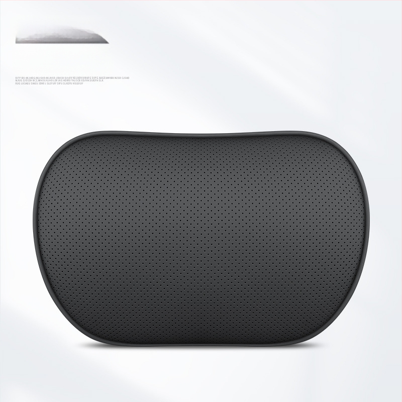 Automašīnas ādas galvas balsts un jostas spilvens ar atmiņas putām, universāla saderība, visas sezonas, biznesa stils, ugunsizturīgs materiāls