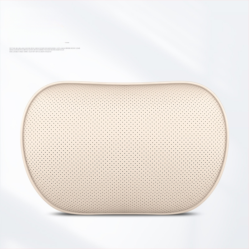 Automašīnas ādas galvas balsts un jostas spilvens ar atmiņas putām, universāla saderība, visas sezonas, biznesa stils, ugunsizturīgs materiāls