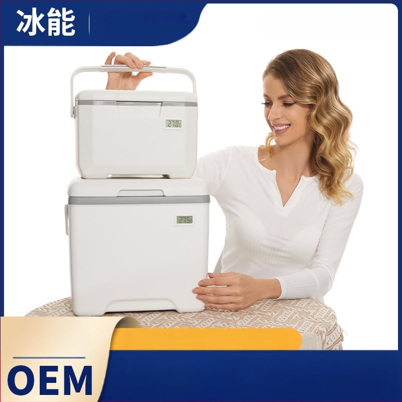 Portatīvs izolēts ledusskapis mātes piena un vakcīnu uzglabāšanai — Ice Energy, plastmasa, ietilpība 6–28 L, svars 1,82 kg, uztur aukstu