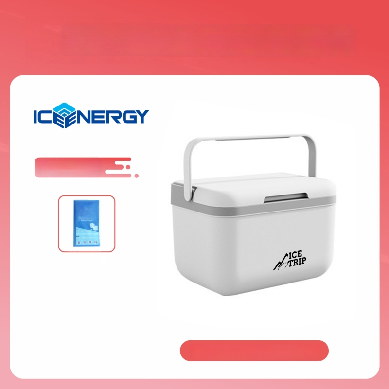 Portatīvs izolēts ledusskapis mātes piena un vakcīnu uzglabāšanai — Ice Energy, plastmasa, ietilpība 6–28 L, svars 1,82 kg, uztur aukstu