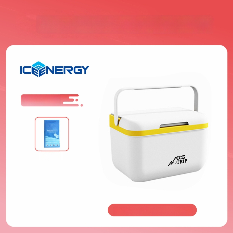 Portatīvs izolēts ledusskapis mātes piena un vakcīnu uzglabāšanai — Ice Energy, plastmasa, ietilpība 6–28 L, svars 1,82 kg, uztur aukstu