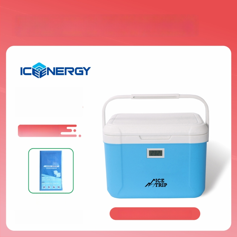 Portatīvs izolēts ledusskapis mātes piena un vakcīnu uzglabāšanai — Ice Energy, plastmasa, ietilpība 6–28 L, svars 1,82 kg, uztur aukstu