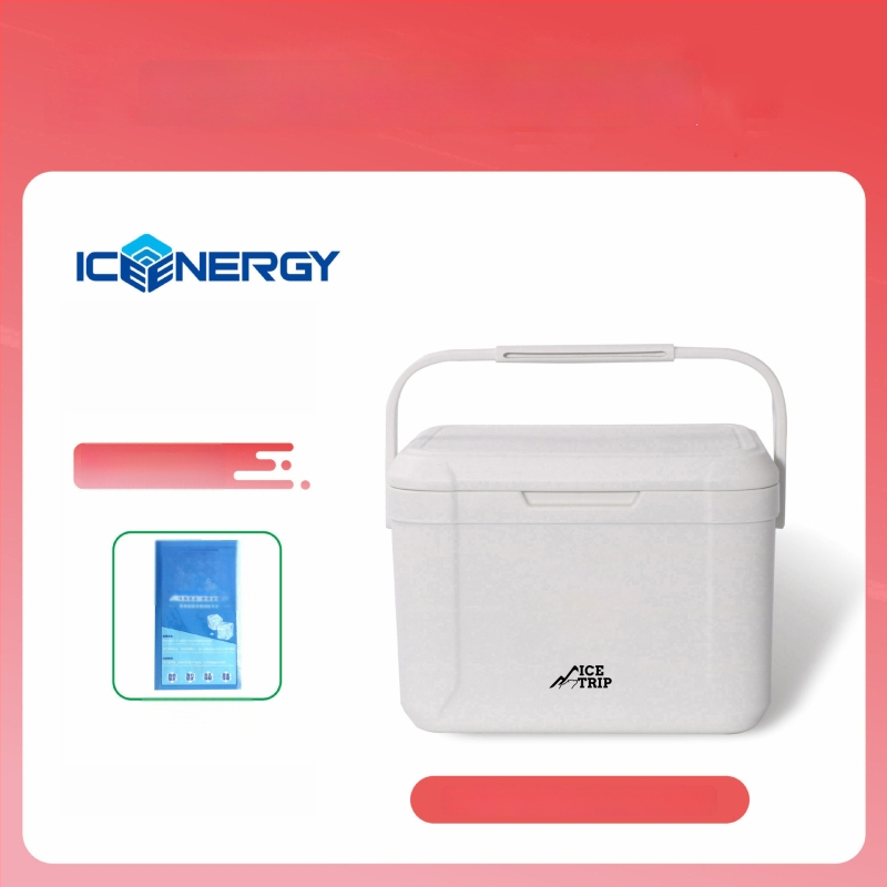 Portatīvs izolēts ledusskapis mātes piena un vakcīnu uzglabāšanai — Ice Energy, plastmasa, ietilpība 6–28 L, svars 1,82 kg, uztur aukstu