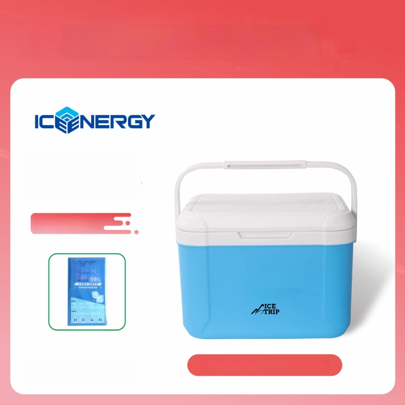 Portatīvs izolēts ledusskapis mātes piena un vakcīnu uzglabāšanai — Ice Energy, plastmasa, ietilpība 6–28 L, svars 1,82 kg, uztur aukstu