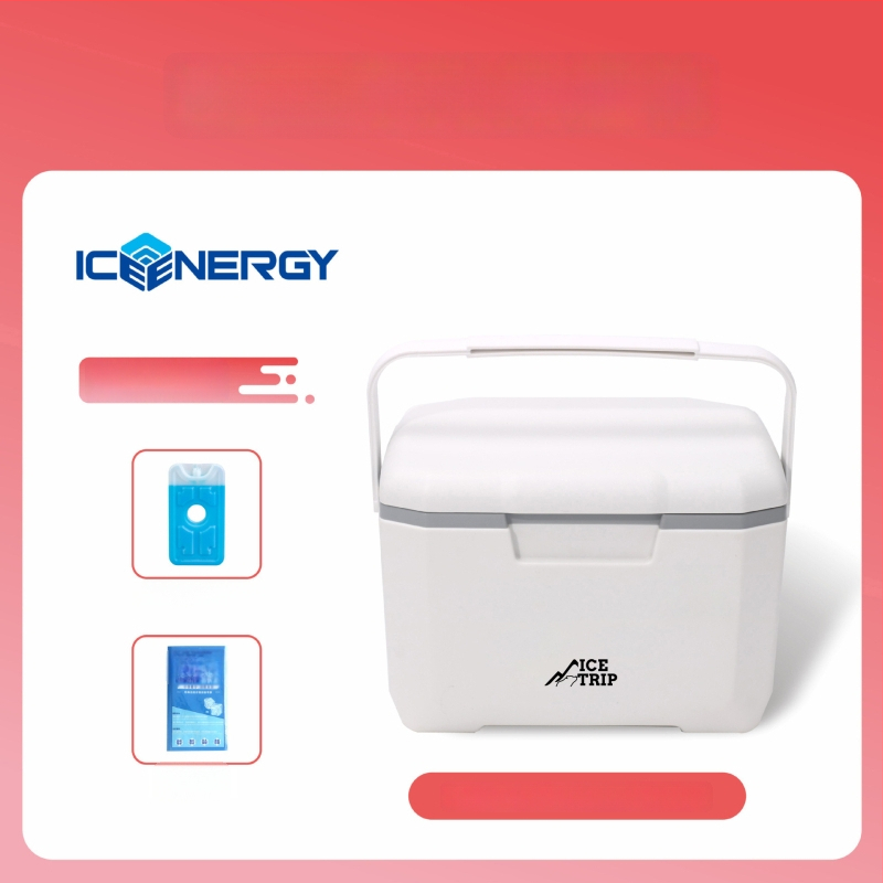 Portatīvs izolēts ledusskapis mātes piena un vakcīnu uzglabāšanai — Ice Energy, plastmasa, ietilpība 6–28 L, svars 1,82 kg, uztur aukstu