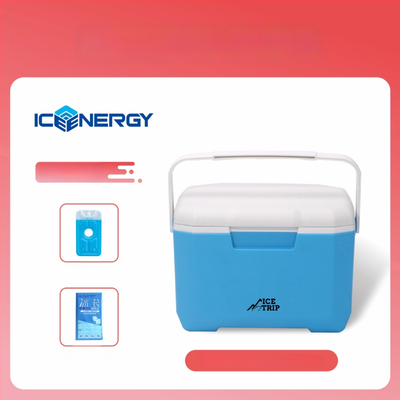 Portatīvs izolēts ledusskapis mātes piena un vakcīnu uzglabāšanai — Ice Energy, plastmasa, ietilpība 6–28 L, svars 1,82 kg, uztur aukstu